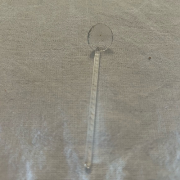 👀 HUGE SALE! VINTAGE BOHEMIA GLASS (6) GLASS SALT CELLARS/SPOONS CZECHOSLOVAKIA - Picture 7 of 9